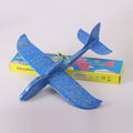 Avião planador elétrico de espuma, lançado à mão, com luz LED e voo automático. Brinquedo infantil para crianças, ideal para atividades ao ar livre. Presente perfeito.