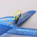 Avião planador elétrico de espuma, lançado à mão, com luz LED e voo automático. Brinquedo infantil para crianças, ideal para atividades ao ar livre. Presente perfeito.